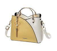 Generisch Sac à main tendance pour femme - Grande capacité - Jaune