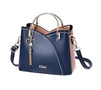 Generisch Sac à main tendance pour femme - Grande capacité - Jaune, bleu, Einheitsgröße