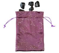 Generisch Sac cadeau à main | Petit sac de tarot à motif de constellation, sac de rangement de voyage pour les sagesses du destin, bijoux, boucles d'oreilles, collier, runes, pierres, cubes