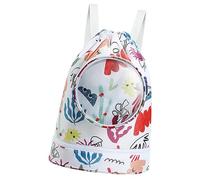 Generisch Sac de bain pour enfant - Sergé imperméable - 28 x 20 x 32 cm - Sac à dos de plage en maille - Grande capacité - Sac de séparation sec et humide avec compartiment à chaussures - Bandoulière