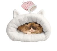 Generisch Sac de couchage pour chat - Nid chaud à moitié fermé - Lit chaud et sûr - Pour chatons et petits animaux - Utilisable à l'intérieur toute l'année