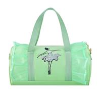 Generisch Sac de danse de ballet mignon pour robe tutu, sac de danse, sac de danse personnalisé pour filles, sac de voyage ballerine, gilet militaire avec poches, vert, Taille unique