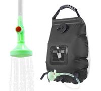 Generisch Sac de douche portable à énergie solaire 20 l - Extérieur compact chauffé, PVC 47 x 51 cm, Chauffage solaire respectueux de l'environnement pour camping, randonnée, voyage, natation