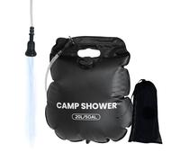 Generisch Sac de douche solaire de camping, kit de bain de 20 l avec tuyau, douche portable chauffée solaire avec indicateur de température, PVC imperméable avec poignée confortable, multifonction