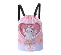 Generisch Sac de natation pour enfant - Sac à dos étanche - Séparé humide - Léger - Design dessin animé - Pour voyage, sport, piscine, école, camping, Lapins, Siehe Beschreibung, Voir description
