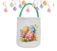 Generisch Sac de Pâques avec poignée, sac pour seau de Pâques, sac à goûter, grande capacité, organisateur de décoration de fête, sac de panier pour œufs, bonbons ou jouets, b, Voir description, Voir