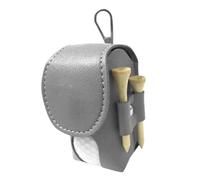 Generisch Sac de rangement à thé - Sac de rangement à clip en cuir PU - Organiseur portable pour exercices de golf, voyages, hommes, papas, papas, couples, équipement de jeu en plein air, accessoires