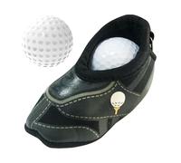 Generisch Sac de rangement en forme de chaussure de golf pour 2 balles et 2 pegs de thé, accessoires de golf - Pour le terrain de golf, voyage, entraînement, jeux d'exercices et fitness en plein air