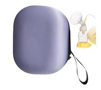 Generisch Sac de tire-lait portable, plusieurs compartiments, fermeture éclair, design léger, rangement discret, facile à transporter, parfait pour le travail, les voyages, la crèche, pourpre, Siehe