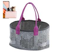 Generisch Sac de transport en feutre, sac de transport pour musique, rangement de poupée, accessoires pour instruments de musique, housses de clavier, mallette en tissu pour lecteur audio, lilas, Voir