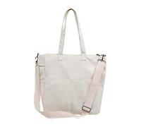 Generisch Sac de transport multifonction en tissu - Sac à bandoulière - Pour étudiant, loisirs - Argenté - Paillettes et strass, Blanc., Taille unique