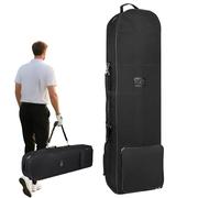 Generisch Sac de voyage pour clubs de golf, accessoire de golf portable, grande capacité, avec roulettes, résistant aux intempéries, pliable, pour la randonnée