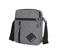 Generisch Sac d'école Printemps Été Hiver Fermeture Éclair Homme Mini Toile Simple épaule Poche Latérale Sac Bandoulière Sport Sac à Bandoulière, gris, Einheitsgröße, Sac à dos polochon