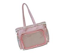 Generisch Sac d'école semi-transparent moderne, a, Taille unique, Mass | Polyamide solide et fin avec ceinture ajustable pour un usage quotidien, les amateurs de dessin animé, indispensable