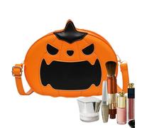 Generisch Sac décontracté d'Halloween - Sac citrouille Petits sacs à bandoulière | Sac à main d'Halloween | Sacs à bandoulière citrouille amusants | Sac à main en cuir citrouille | Hallowêen Shouldêr