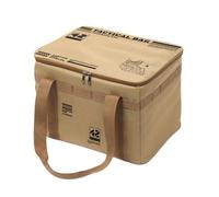 Generisch Sac d'équipement de camping - 42 l - Boîte de rangement robuste et pliable - Étanche - Avec poignées - Pour voyage, déménagement, dortoir, linge, nourriture, kaki, voir description, Voir