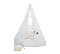 Generisch Sac fourre-tout pliable en cuir synthétique avec porte-clés pour | Sac à bandoulière tendance avec porte-clés pour femmes, filles, voyage, shopping, extérieur, école, bureau, travail