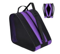 Generisch Sac pour patins à roulettes, design triangulaire avec plusieurs poches et sangle réglable, sac de patinage artistique - Pour débutants et confirmés, compétition, entraînement quotidien