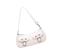 Generisch Sac sous bras inspiré en cuir synthétique | Fermeture éclair, design pratique, intérieur spacieux, indispensable pour un usage quotidien, femme à la mode,