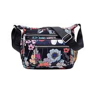 Generisch Sacs à Bandoulière Imprimé Une Épaule Sac à Bandoulière Décontracté Sac Mère Grande Capacité Imperméable Femme Sac en Toile Sac à Couteaux de Lancement Sacs (B, Taille unique)