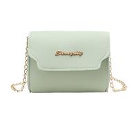 Generisch Sacs à bandoulière pour femmes Grand Noir Style frais Chaîne Boucle Sac à bandoulière pratique Sacs de voyage pour la valise, vert, Taille unique pour tous