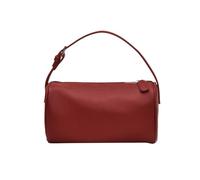 Generisch Sacs à main en cuir pleine fleur pour femme, sacs à bandoulière avec sangle réglable, rouge, Taille unique