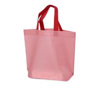 Generisch Sacs à provisions réutilisables avec poignées | Sacs à provisions réutilisables non tissés | Sac écologique de grande capacité pour les voyages, l'école, le marché en plein air, Rose, Voir
