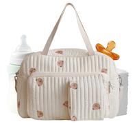 Generisch Sacs de voyage | Sac à langer avec de nombreux compartiments et bandoulière réglable | Sacs de voyage mignons pour femmes | pour pique-nique, camping, randonnée, sport, clinique,