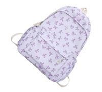 Generisch Sacs pour Livres Adolescentes | T -Basse avec Décoratif | Sac d'école Collège | Bandoulière Pratique Modèles Élégants, Plusieurs Poches, Cadeau Garçon Fille, lilas, Siehe Beschreibung
