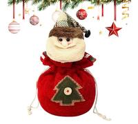 Generisch Sacs tricotés de Noël | Sac de Noël, Père Noël, Renne Sac d'emballage réutilisable Décoration Enfants Emballage de suscits, les personnes âgées, Voir description