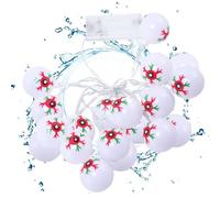 Generisch Sade de globe oculaire effrayant - 20 LED - Bouton à piles - Étanche - Pour fête saisonnière - Pour lunettes de fenêtre murales - Arbre - Terrasse - Cour, fenêtre, jardin, intérieur