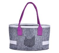 Generisch SAE-ALL OVAL FEEL Sac en feutre pour femme Lecteur audio portable Jouet de voyage pour pliables avec, lilas, Voir description