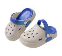 Generisch Sandales 35 pour enfants Chaussures d'été Nouveau EVA Vêtements d'extérieur Dessin animé Mignon Bébé orteils Pantoufles pour garçons et filles Enfants 38, gris, 19 EU Large