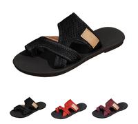 Generisch Sandales à enfiler - Sandales d'extérieur - Sandales de trekking et de loisirs - Sandales orthopédiques confortables pour femme - Pantoufles orthopédiques confortables - Big Toe Hallux