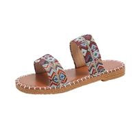 Generisch Sandales à plateforme pour femme - Sandales à bout ouvert - Pantoufles de vacances - Chaussures d'été - Chaussures de loisirs - Légères - Sandales de plage - Pantoufles d'intérieur et