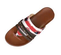 Generisch Sandales confortables et respirantes pour femme pour une promenade confortable en plein air en été, printemps et automne, chaussures plates légères, Blanc2, 36 EU