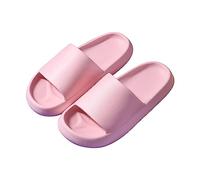 Generisch Sandales de bain pour homme et femme - Super douces - Antidérapantes - Avec semelle épaisse en EVA - Unisexe - Légères - Sandales d'eau respirantes pour l'intérieur et l'extérieur, Rose, 43