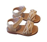 Generisch Sandales de plage pour enfants de 30 ans - Sandales confortables pour fille - Sandales d'été blanches - Sans talon - Semelle flexible - Chaussures en caoutchouc élégantes et respirantes