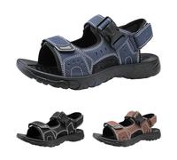 Generisch Sandales de sport décontractées en cuir Bout ouvert Sandales de randonnée Personnalité Cent Sandales de plage Hommes Sandales d'été Chaussures de randonnée Sandales de trekking Plage