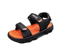 Generisch Sandales de trekking robustes pour toutes les aventures - Sandales sportives avec fermetures et semelle profilée - Chaussures d'extérieur pour l'été et les loisirs, Style C03 orange, 34 EU