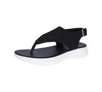Generisch Sandales d'été pour femme - Lavables - Sandales orthopédiques - En tricot léger - Maille - Semelle souple - Pour les loisirs et la marche - Chaussures d'été, Noir , 40 EU