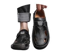 Generisch Sandales d'été pour homme - Antidérapantes - Légères - Fermées - Élégantes - Pour la plage et l'extérieur - Confortables - Sandales de randonnée - Pour le sport et le trekking