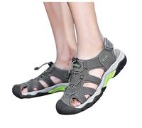 Generisch Sandales d'été pour homme - Antidérapantes - Légères - Fermées - Élégantes - Pour la plage, l'extérieur - Confortables - Pour les voyages, le sport - Chaussures d'été - Sandales de randonnée