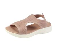 Generisch Sandales élégantes pour femme avec talon bas, bout ouvert, chaussures décontractées pour la vie quotidienne, liberté des orteils aérées, ajustement confortable, option de loisirs élégante