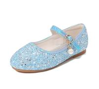 Generisch Sandales en cristal scintillant pour fille avec design tendance avec sangle en T pour les spectacles, chaussures de loisirs confortables et légères pour les tout-petits au quotidien, au