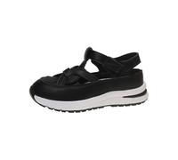 Generisch Sandales fermées à talon compensé pour femme - Chaussures orthopédiques pour femme - Baskets creuses - Respirantes - Chaussures de marche à plateforme - Sandales d'été légères - Sandales de