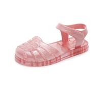 Generisch Sandales Jelly tendance à bout ouvert avec semelle souple - Chaussures d'extérieur décontractées pour tout-petits, Rose, 29.5 EU