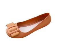 Generisch Sandales Mary Jane pour femme - Respirantes et légères - Confortables - Couleur unie - Tendance - Élégantes - Pour l'extérieur, la randonnée, l'été - 35-39 EU, Orange, 36 EU