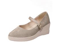 Generisch Sandales Mary Jane pour femme - Respirantes - Talon large - Confortables - Couleur unie - Élégantes - À enfiler - Semelle épaisse - Chaussures de soirée - Pour l'extérieur, la salle de bal