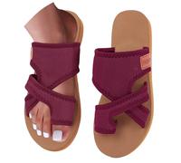 Generisch Sandales orthopédiques pour femme - Pantoufles en maille - Sandales d'extérieur ouvertes - Respirantes - Confortables - Pantoufles légères - Pour l'intérieur et l'extérieur - Chaussures de